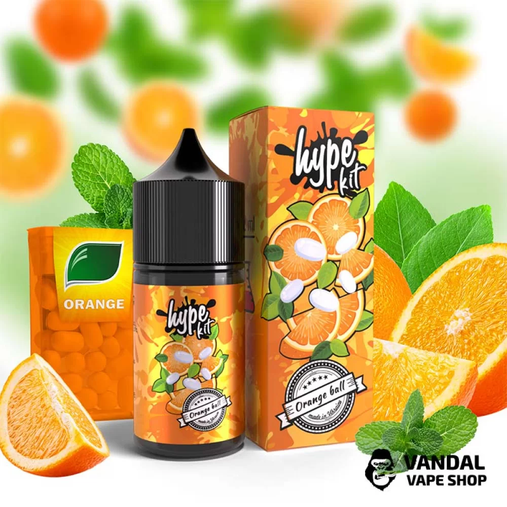 Набір для самозамісу Hype New 30 мл 50 мг зі смаком апельсинової жуйки з м'ятою