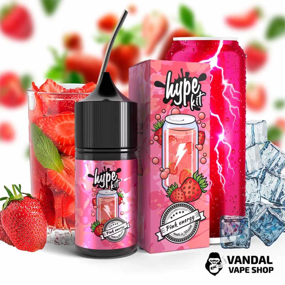 Набор для самозамеса Hype New 30 мл 50 мг со вкусом клубничного энергетика