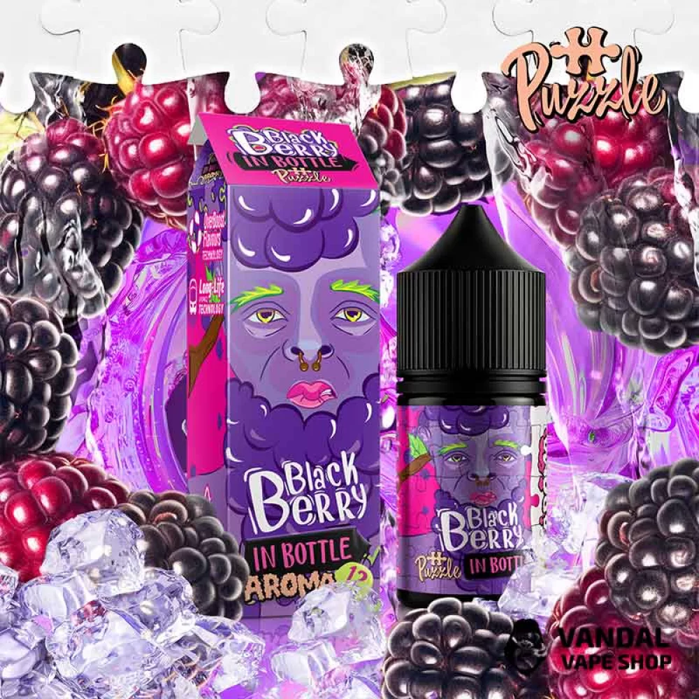 Набор для самозамеса In Bottle Salt Puzzle 30 мл 30 мг со вкусом ежевики