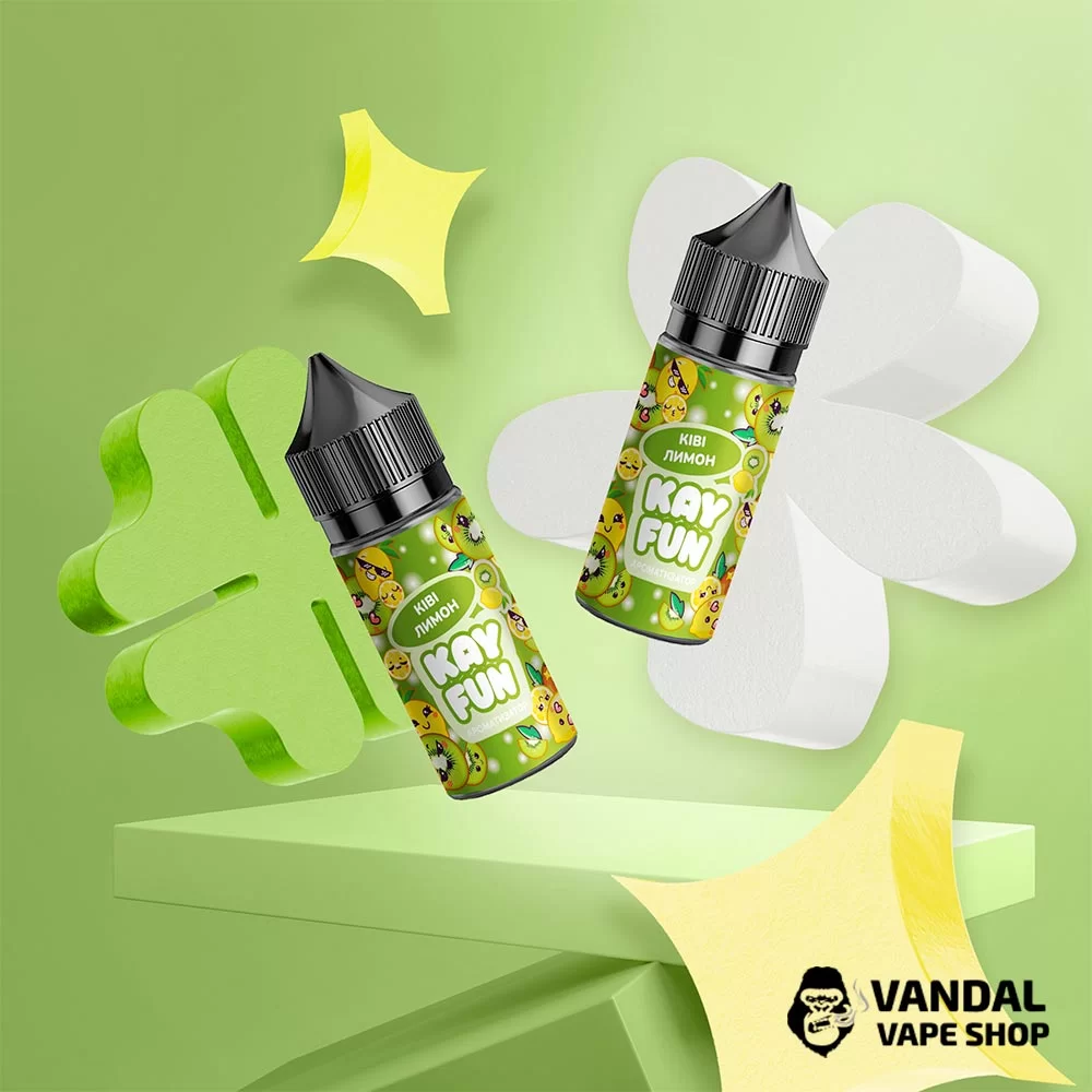 Набор для самозамеса Kayfun 30 мл 65 мг со вкусом киви и лимона Набор для самозамеса Kayfun 30 мл 65 мг со вкусом киви и лимона