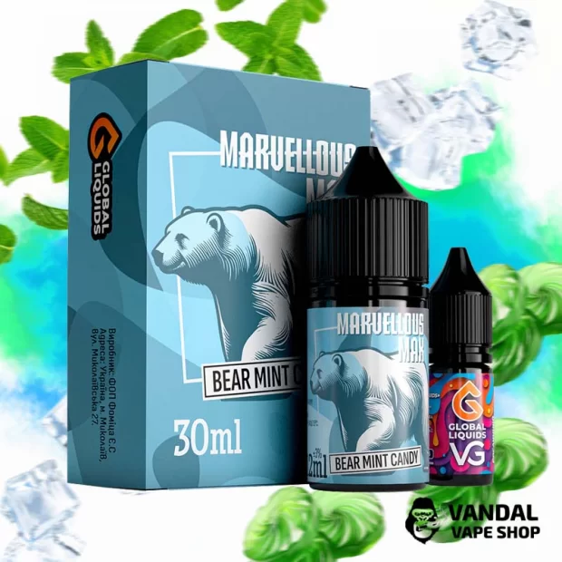 Набор для самозамеса  Marvellous Max 30 мл 65 мл со вкусом мятных конфет с холодком