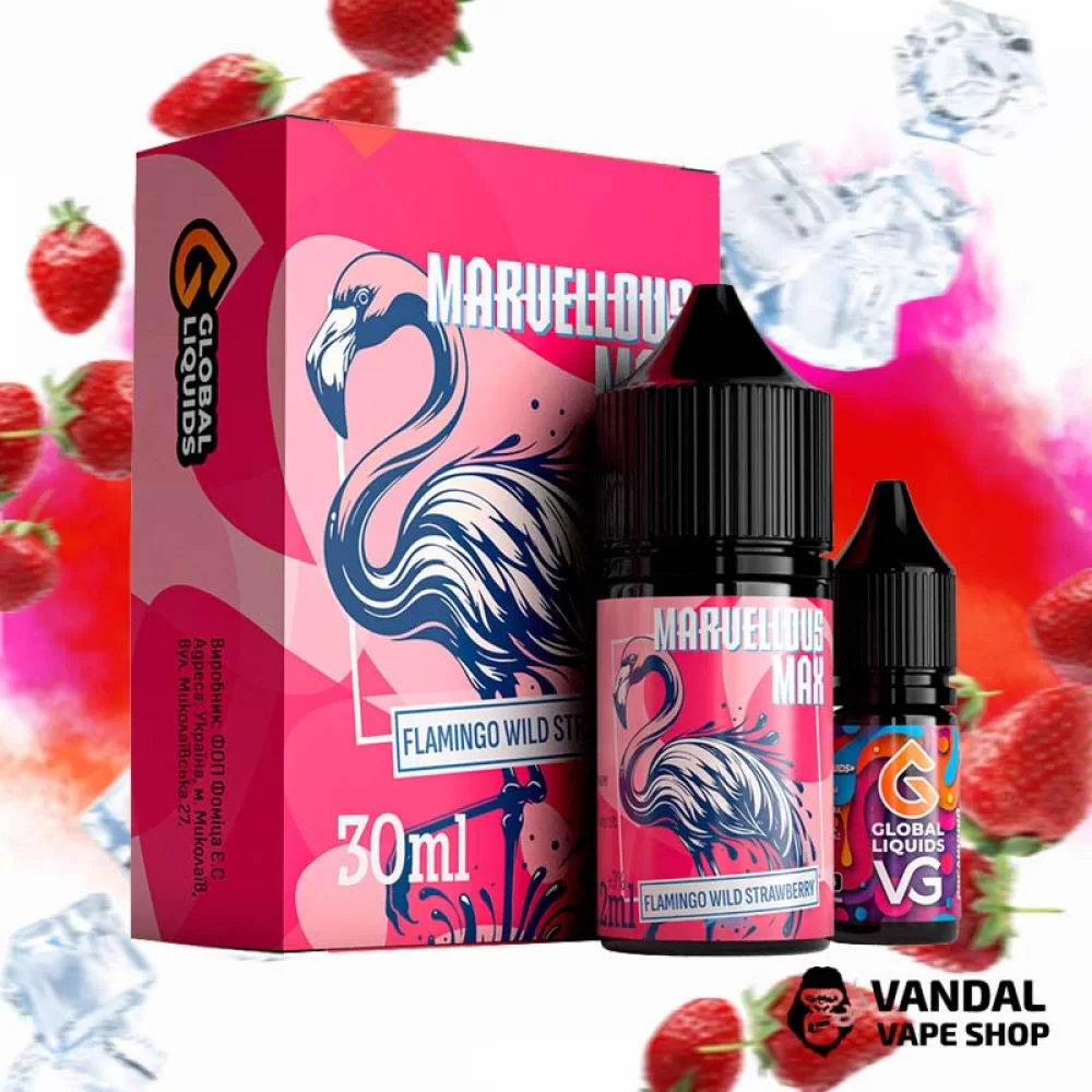 Набір для самозамісу  Marvellous Max 30 мл 65 мг зі смаком суниці з холодком
