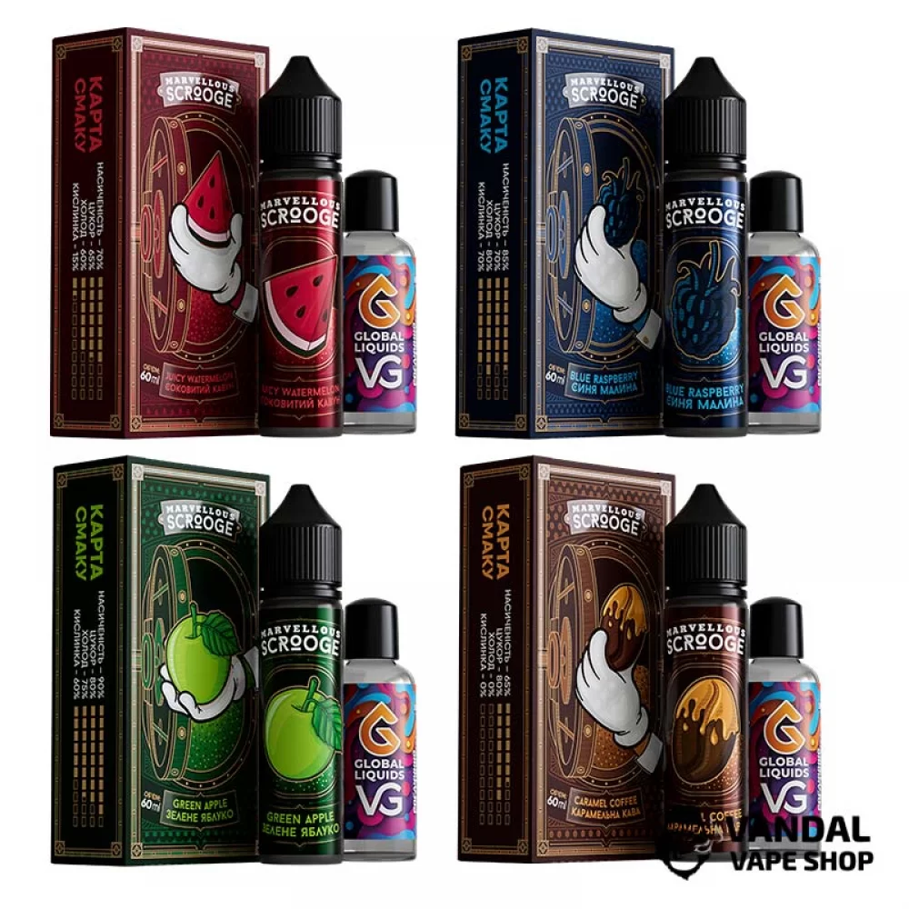 Набор для самозамеса органический Marvellous Scrooge Organic 60 мл Набор для самозамеса органический Marvellous Scrooge Organic 60 мл