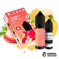 Наборы для самозамеса Mix Bar 15 мл 65 мг - Strawberry Banana