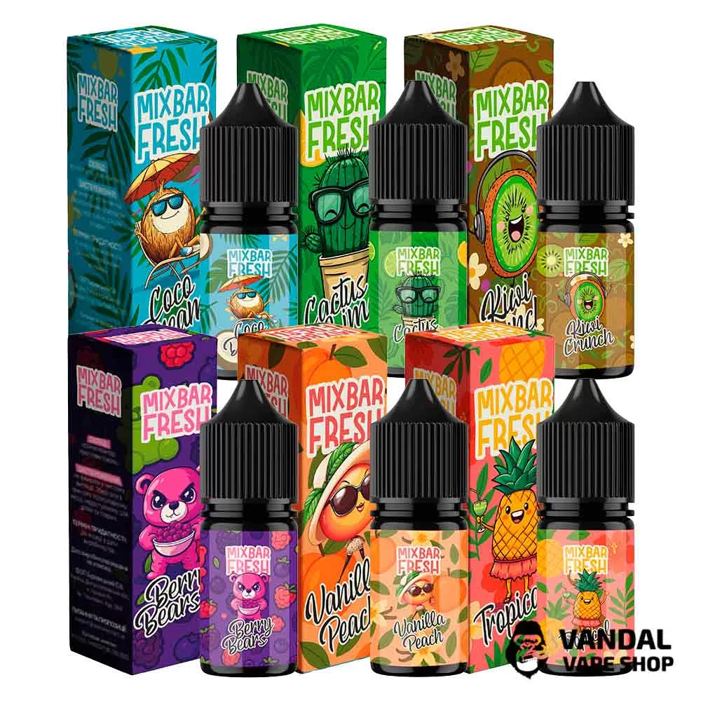 Набор для самозамеса Mix Bar Fresh 30 мл Набор для самозамеса Mix Bar Fresh 30 мл