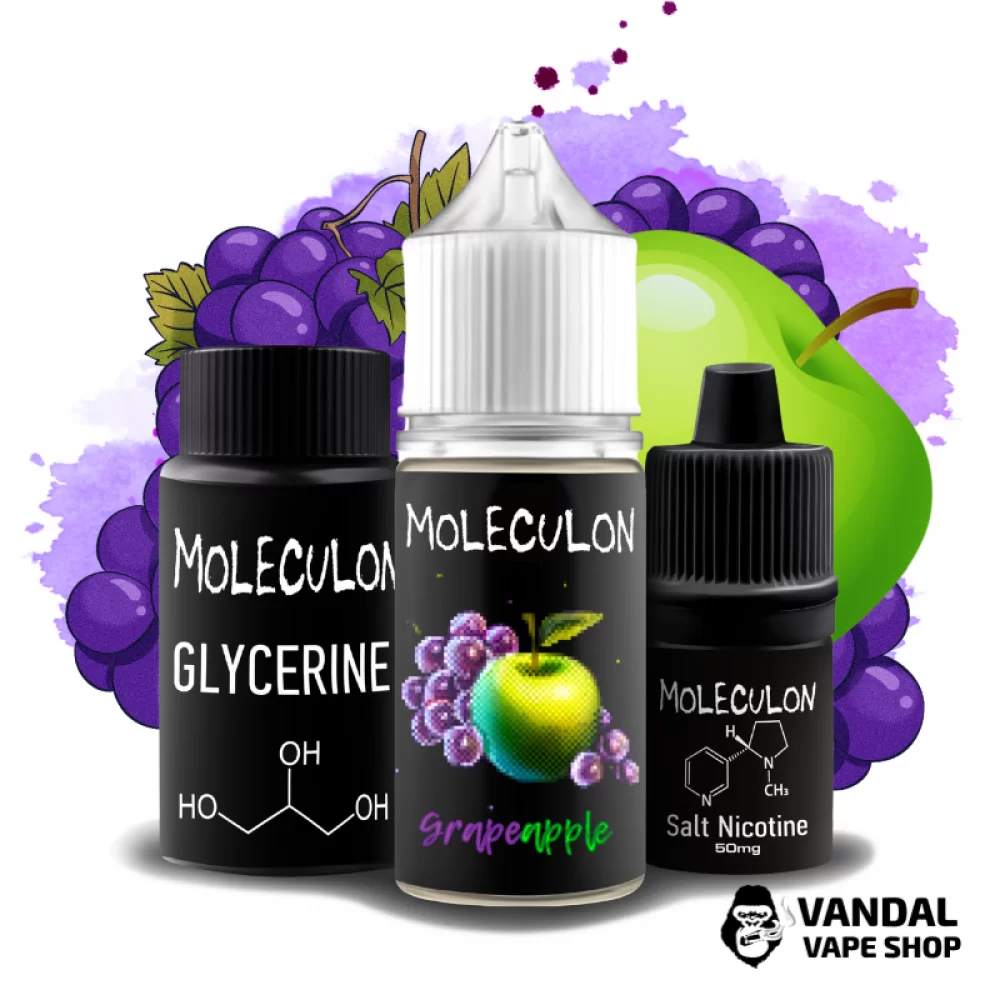 Набор для самозамеса Moleculon 30 мл 25 мг со вкусом винограда и яблока