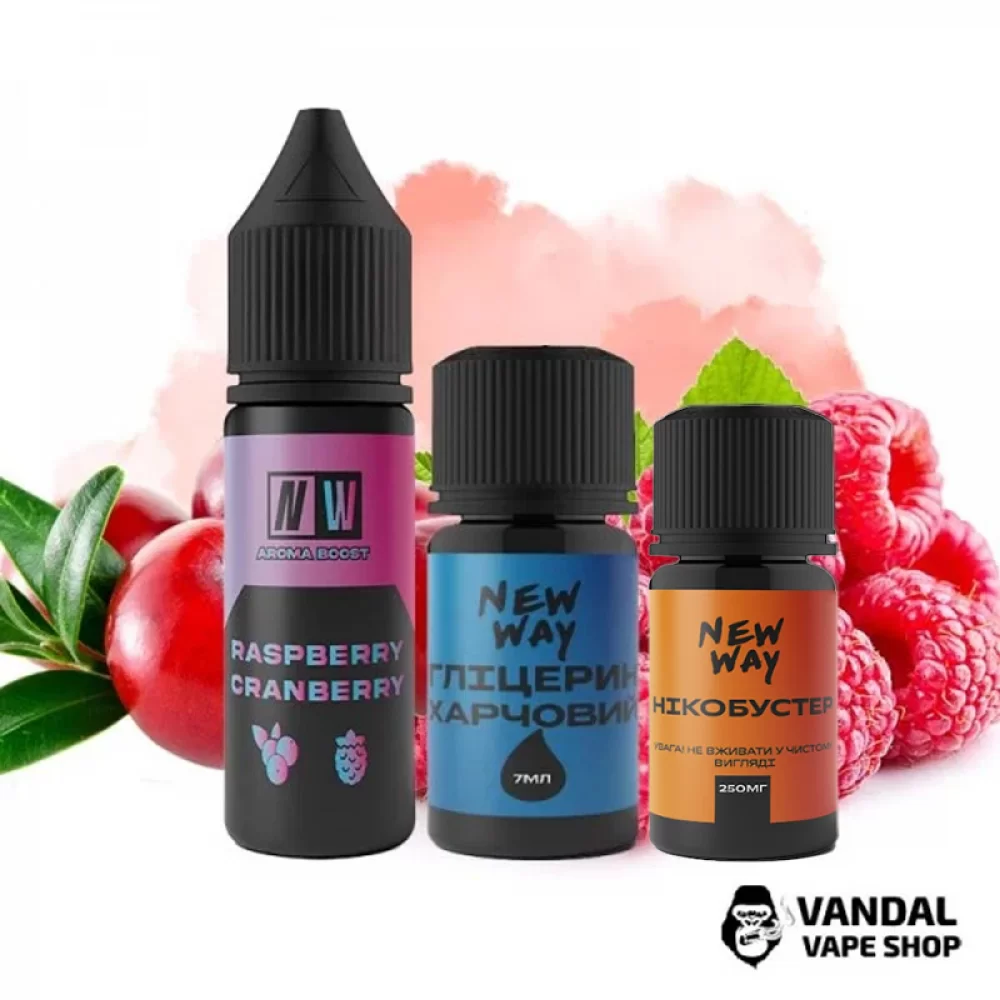 Набір для самозамісу New Way 15 мл 65 мг зі смаком малини і журавлини
