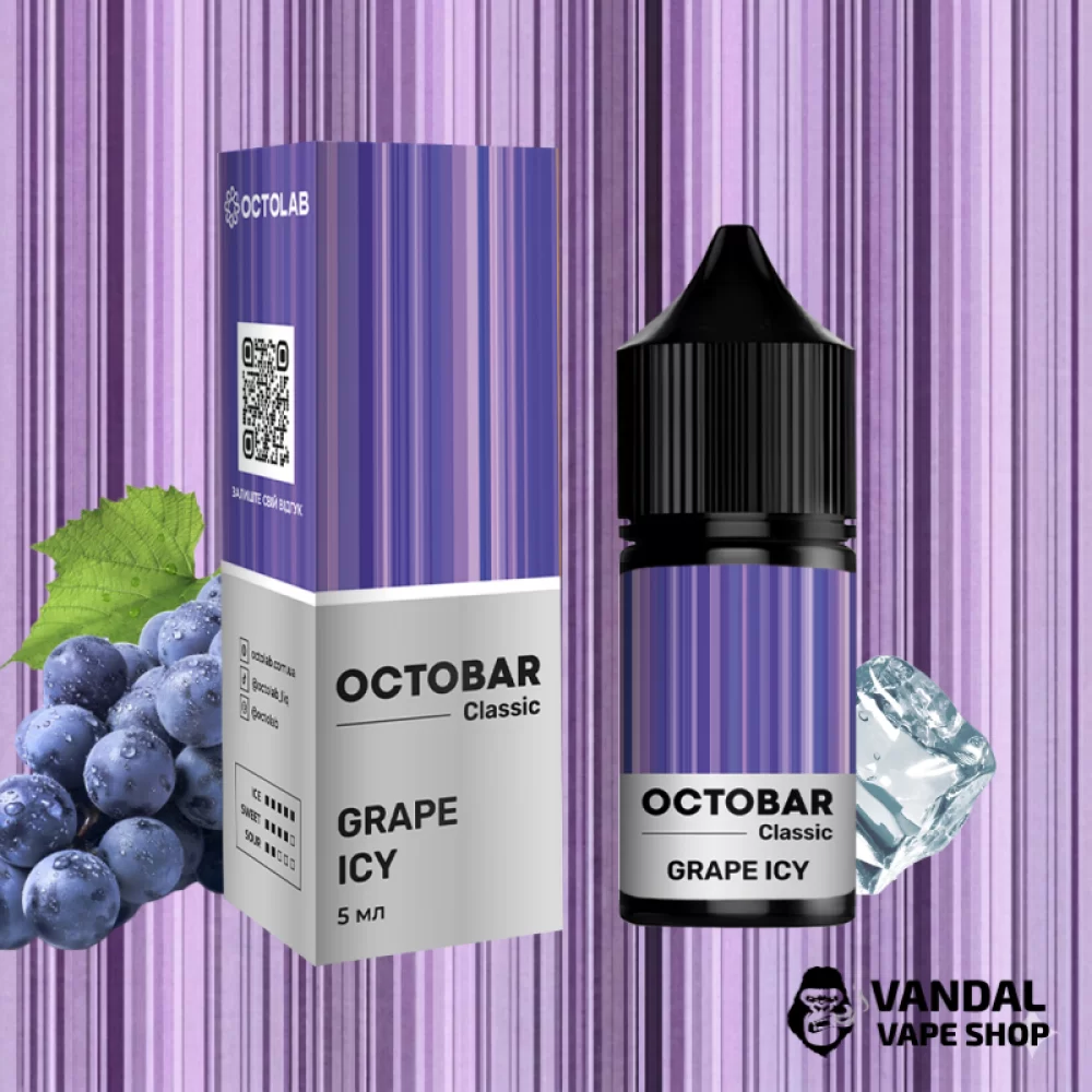 Набор для самозамеса OctoBar Salt 10 мл 50 мг со вкусом винограда с холодком
