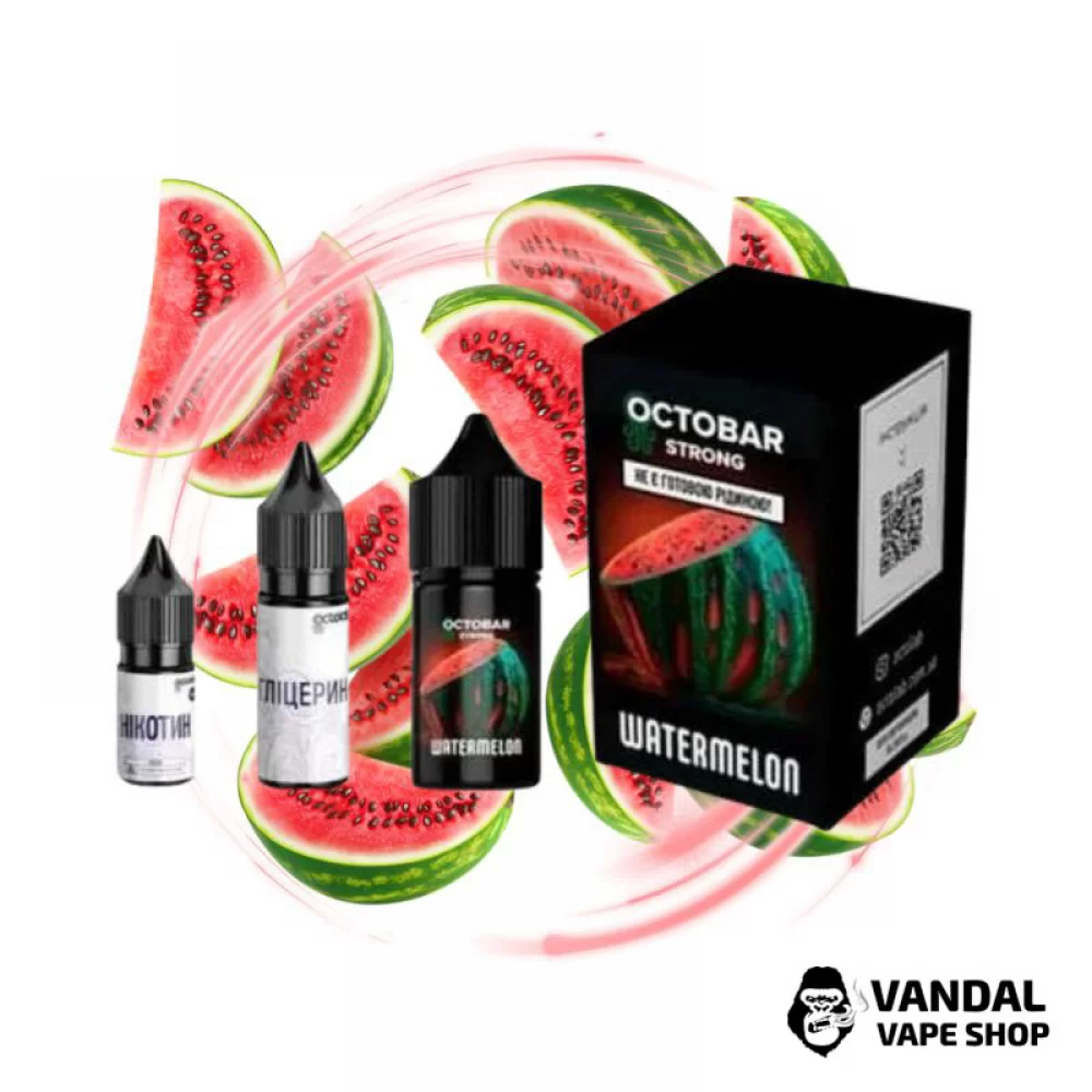 Набір для самозамісу OctoBar Strong 15 мл 65 мг зі смаком кавуна
