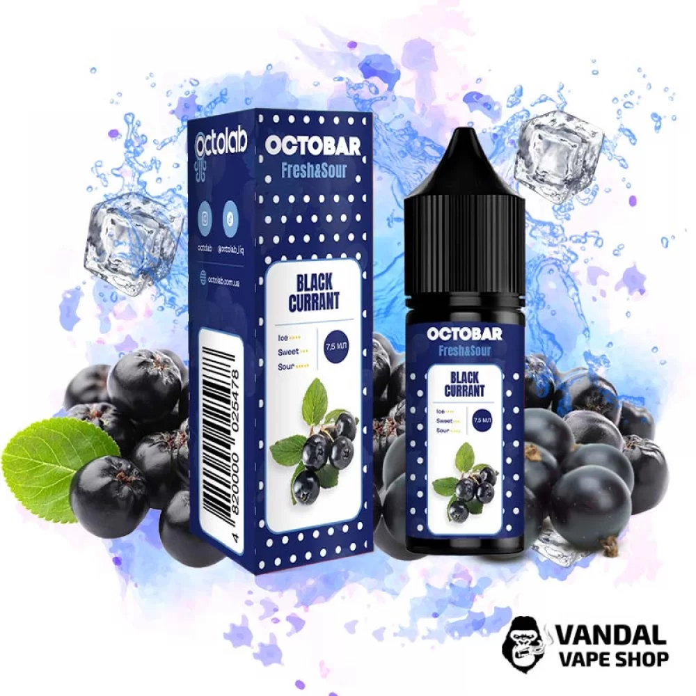 Набор для самозамеса Octobar Fresh & Sour - со вкусом кислой черной смородины с холодком