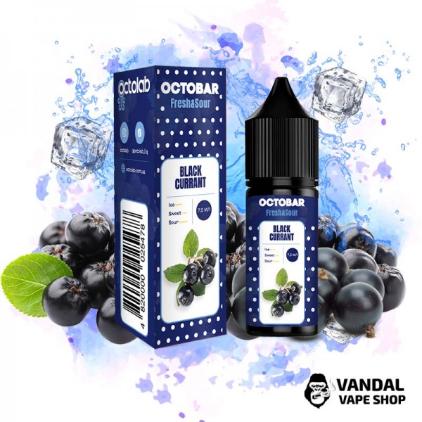 Набір для самозамісу Octobar Fresh & Sour - зі смаком кислої чорної смородини з холодком