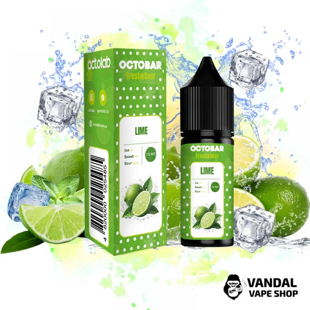 Набор для самозамеса Octobar Fresh & Sour - со вкусом лайма с кислинкой и приятной свежестью