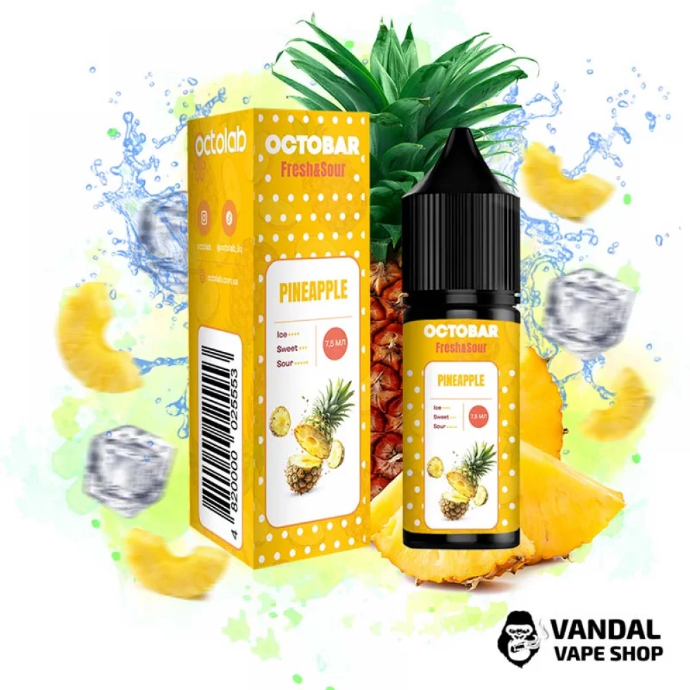 Набор для самозамеса Octobar Fresh & Sour - со вкусом ананаса с кислинкой и приятной свежестью