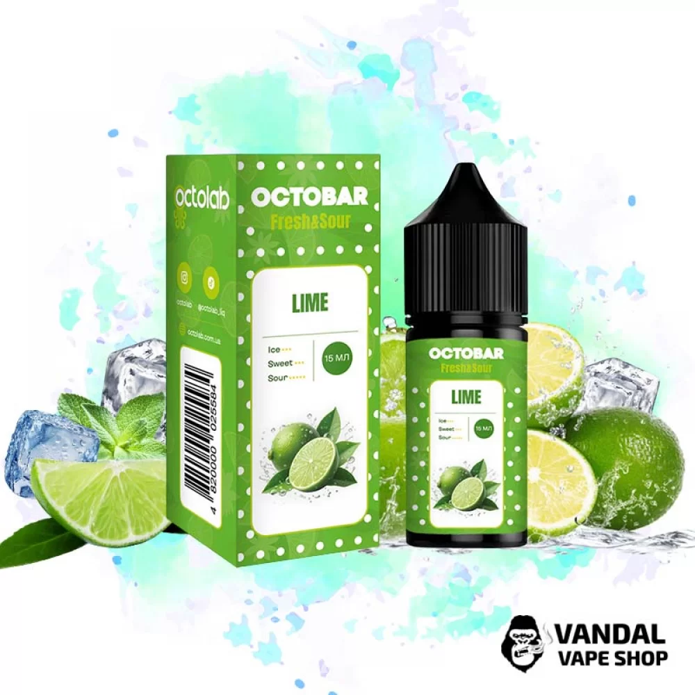 Набор для самозамеса Octobar Fresh & Sour - со вкусом лайма с кислинкой и приятной свежестью