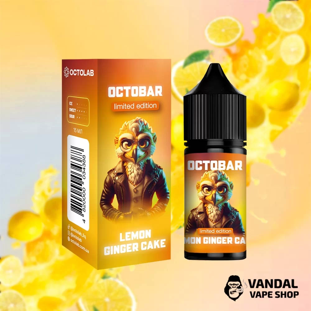 Набір для самозамісу OctoBar NFT Limited Edition 30 мл 50 мг зі смаком бісквіт з імбиром Набір для самозамісу OctoBar NFT Limited Edition 30 мл 50 мг зі смаком бісквіт з імбиром