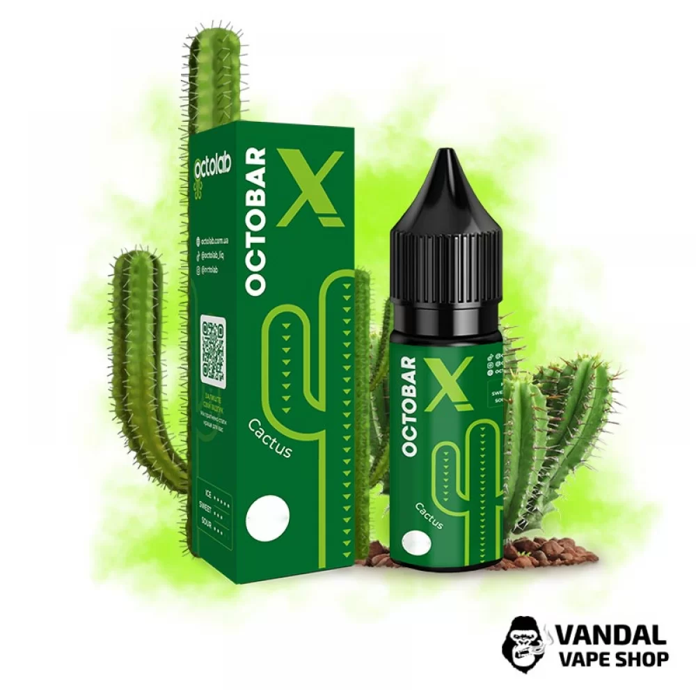 Набор для самозамеса Octobar X 15 мл 50 мг - со вкусом сочного кактуса