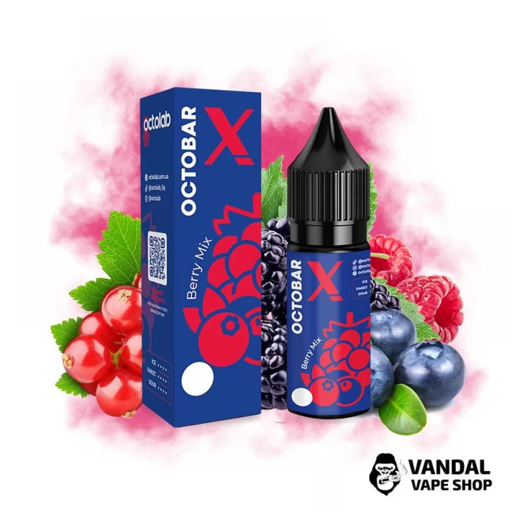 Набір для самозамісу Octobar X - зі смаком ягід Набір для самозамісу Octobar X - зі смаком ягід