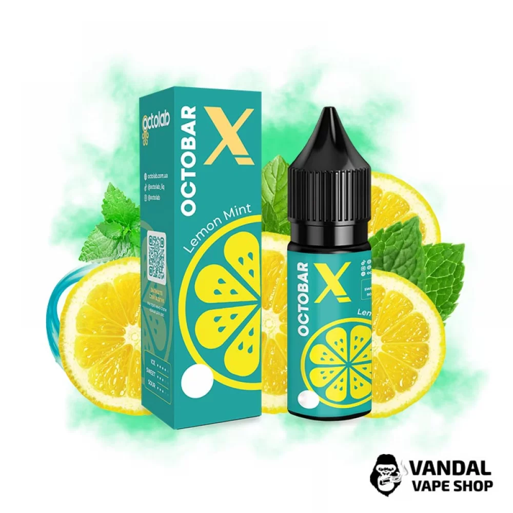 Набор для самозамеса Octobar X 15 мл 50 мг - со вкусом лимона с ментолом