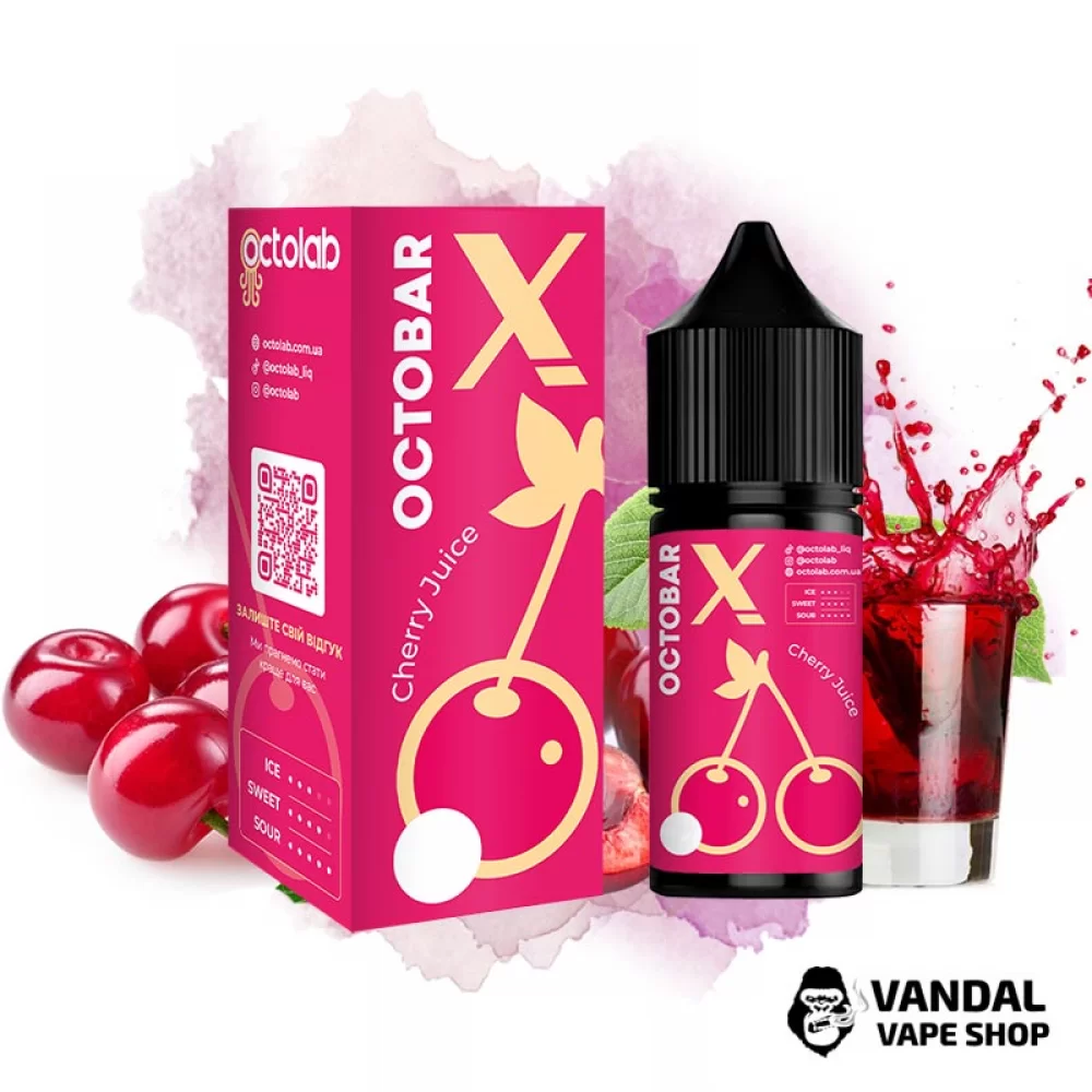 Набор для самозамеса Octobar X - со вкусом сока с вишней