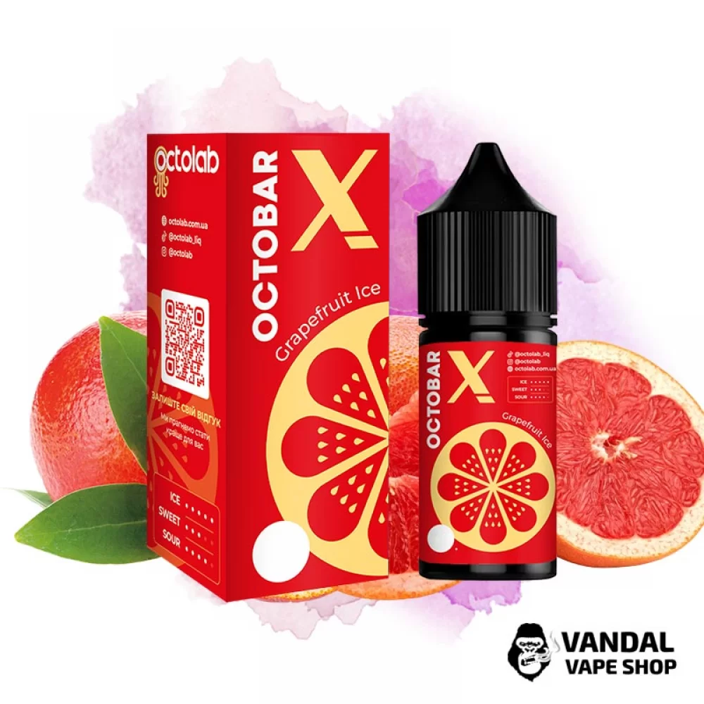 Набор для самозамеса Octobar X - со вкусом грейпфрута с льдом Набор для самозамеса Octobar X - со вкусом грейпфрута с льдом
