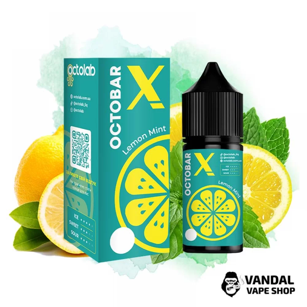 Набор для самозамеса Octobar X - со вкусом лимона с ментолом