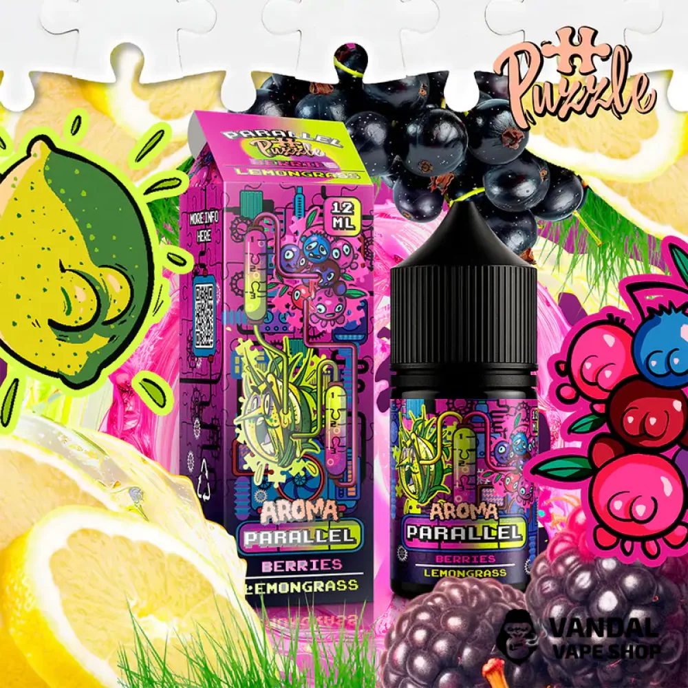 Набір для самозамісу In Bottle Parallel Puzzle 30 мл 30 мг зі смаком ягід і лемонграсу