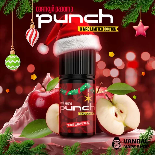Набір для самозамісу Punch Christmas Edition 30 мл 50 мг - зі смаком яблука з холодком
