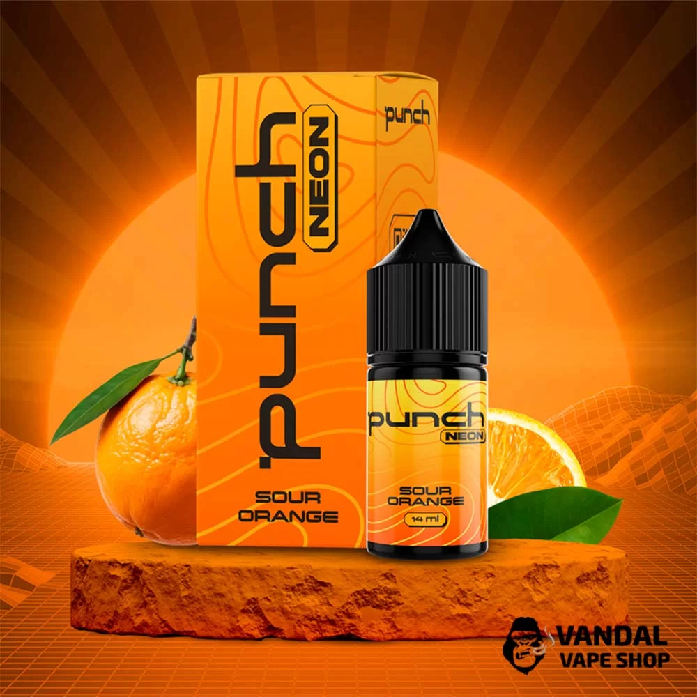 Набор для самозамеса Punch Neon – со вкусом кислого апельсина Набор для самозамеса Punch Neon – со вкусом кислого апельсина