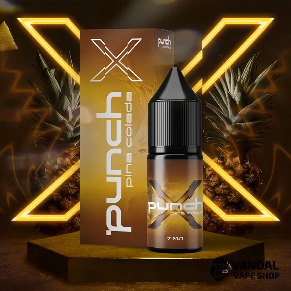 Набір для самозамісу Punch X 15 мл - зі смаком солодкого ананаса, ніжного кокоса та нотки карамелі