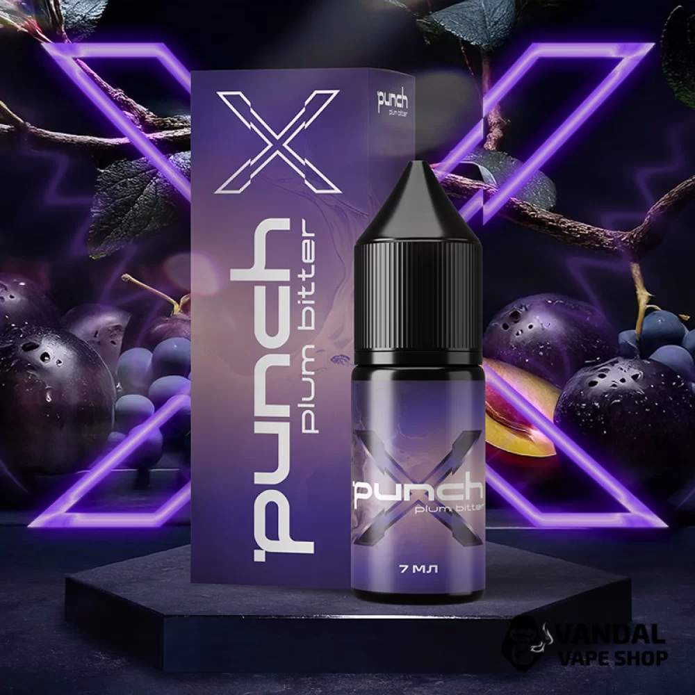 Набор для самозамеса Punch X 15 мл - со вкусом спелой сливы с виноградной терпкостью