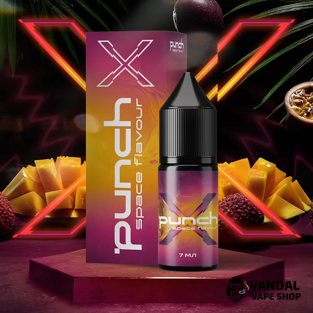 Набір для самозамісу Punch X 15 мл - зі смаком манго, яскравої маракуї та ніжного лічі