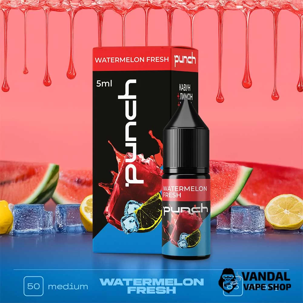 Набір для самозамісу Punch 10 мл на сольовому нікотині зі смаком кавуна