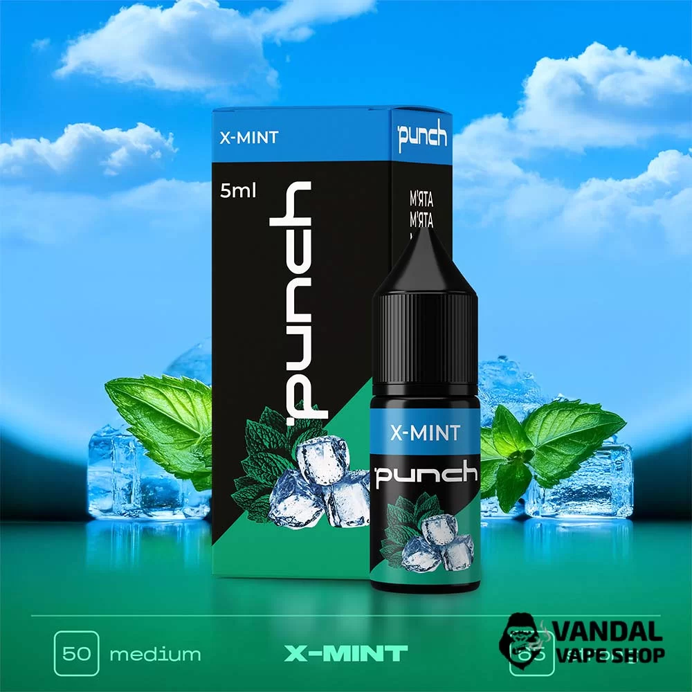 Набор для самозамеса Punch 10 мл на солевом никотине со вкусом мяты Набор для самозамеса Punch 10 мл на солевом никотине со вкусом мяты