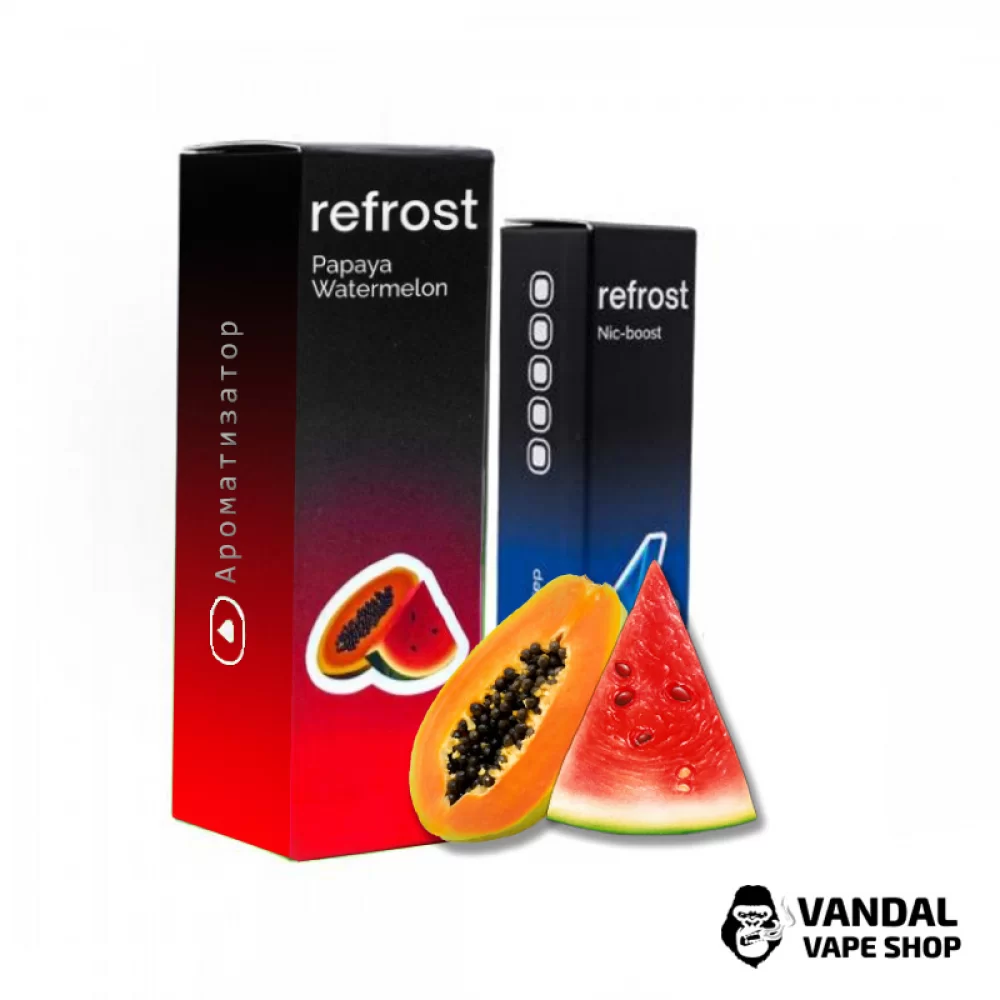 Набор для самозамеса ReFrost 30 мл 50 мг со вкусом папаи и арбуза