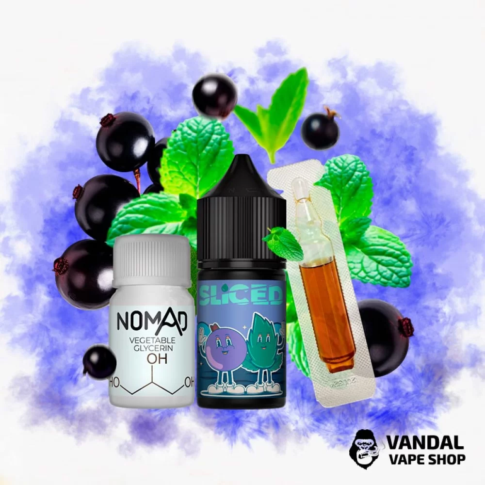 Набір для самозамісу Sliced 30 мл 50 мг зі смаком чорної смородини