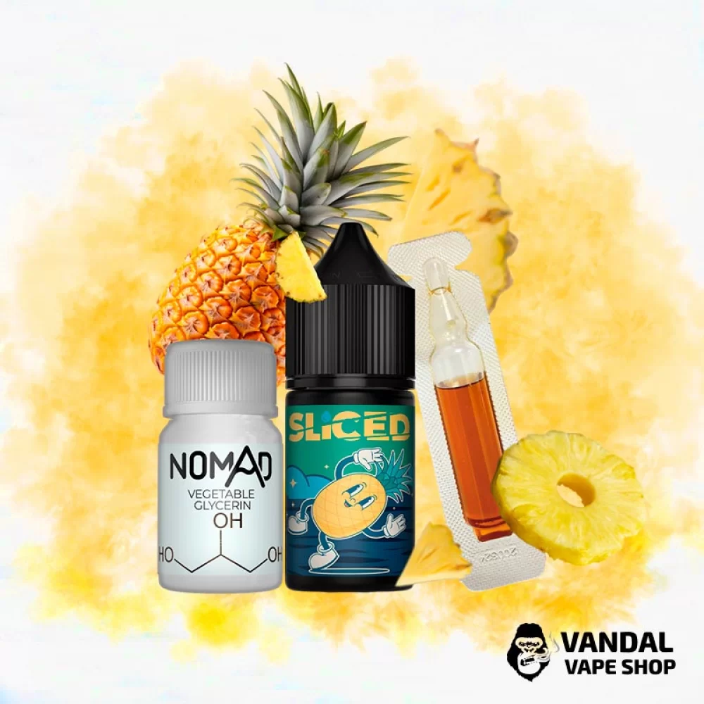 Набор для самозамеса Sliced 30 мл 50 мг со вкусом экзотического ананаса