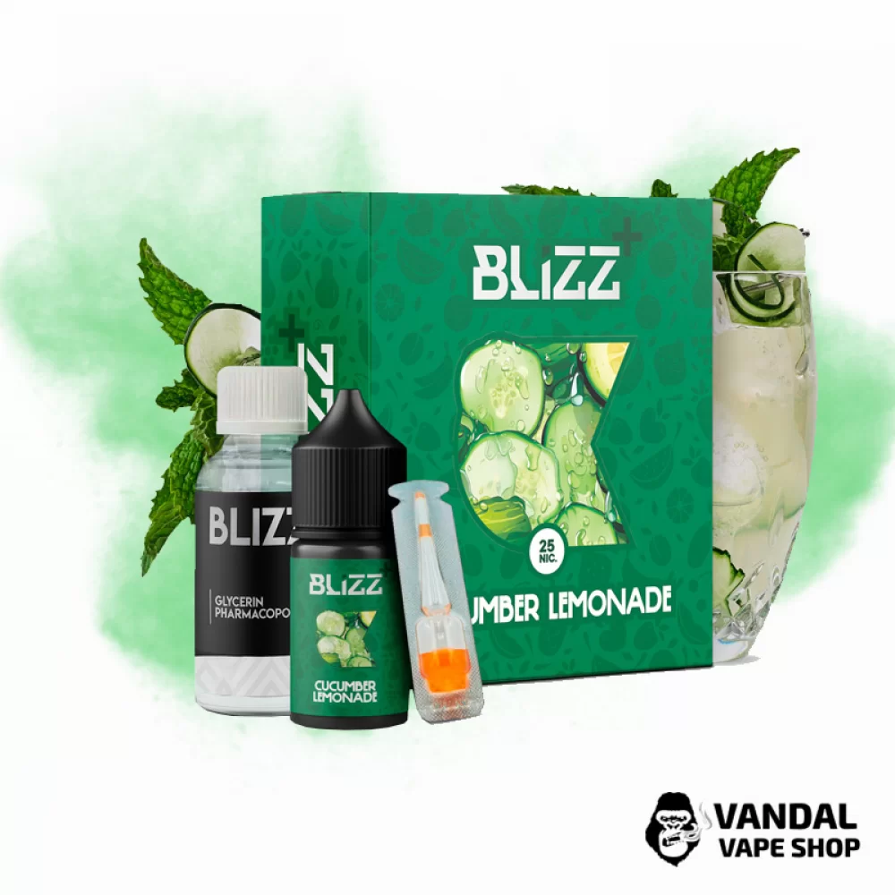 Набор для самозамеса Blizz Plus 30 мл 50 мг со вкусом лимонада с огурцом