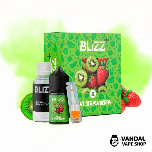 Набор для самозамеса Blizz Plus 30 мл 25 мг со вкусом киви и клубники