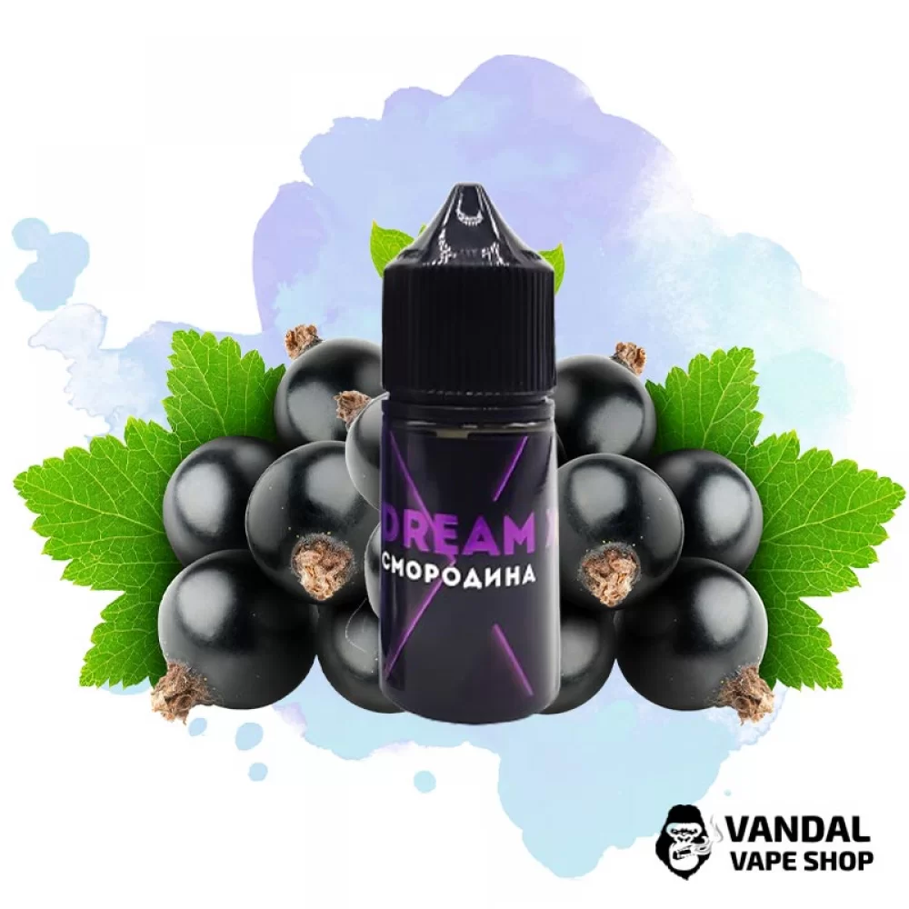 Набор для самозамеса Dream X 30 мл 25 мг со вкусом смородины Набор для самозамеса Dream X 30 мл 25 мг со вкусом смородины