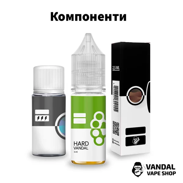Набір для самозамісу HARD VANDAL 15 мл 65 мг зі смаком коли з вишнею