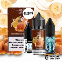 Набори для самозамісу Flavorlab Love it Strong 30 мл 50 мг - Hazelnut Caramel Banana Cream