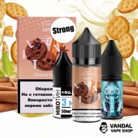Набори для самозамісу Flavorlab Love it Strong 30 мл 50 мг - Cinnamon Cookies