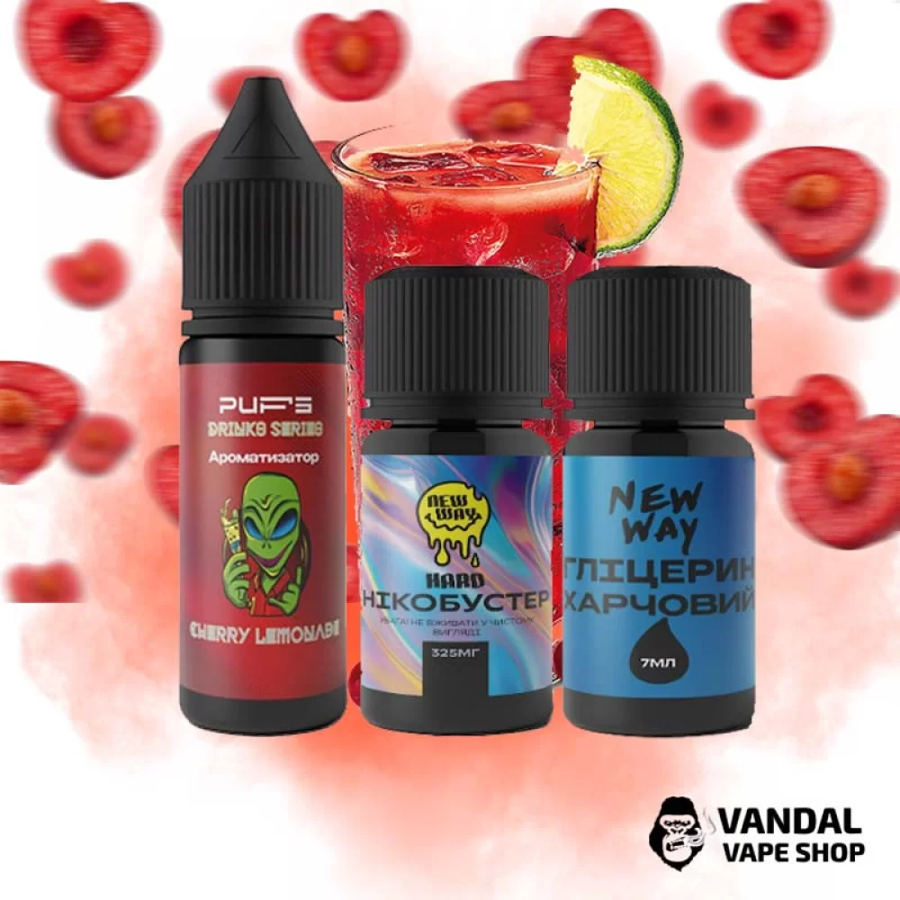 Набір для самозамісу PUFS 15 мл 30 мг зі смаком вишневого лимонаду