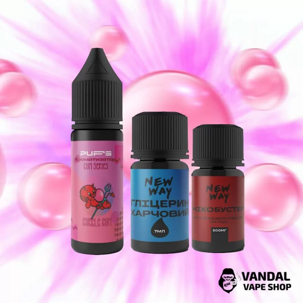 Набір для самозамісу PUFS 15 мл 30 мг зі смаком жуйки