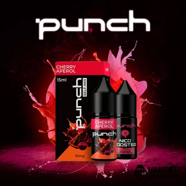 Набор для самозамеса Punch 15 мл на солевом никотине со вкусом  вишни, апельсина и грейпфрутового сока