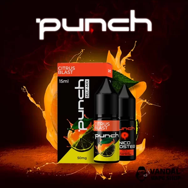 Набор для самозамеса Punch 15 мл на солевом никотине со вкусом цитрусовиых