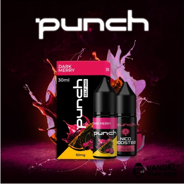 Набор для самозамеса Punch 30 мл на солевом никотине со вкусом вишни и апельсина