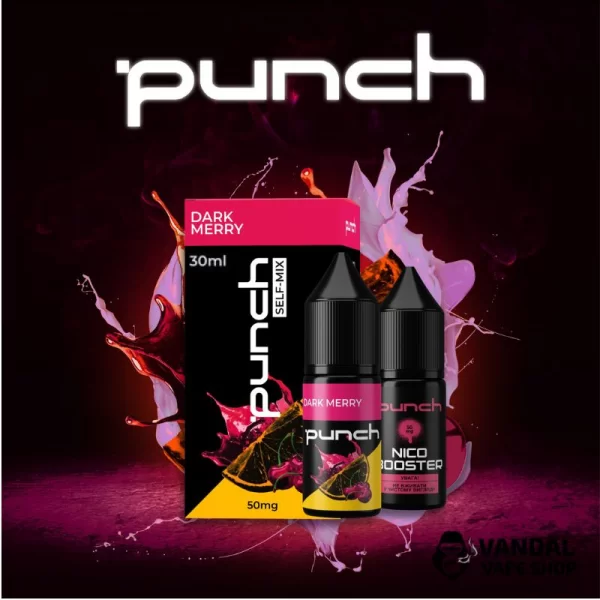 Набор для самозамеса Punch 30 мл на солевом никотине со вкусом вишни и апельсина
