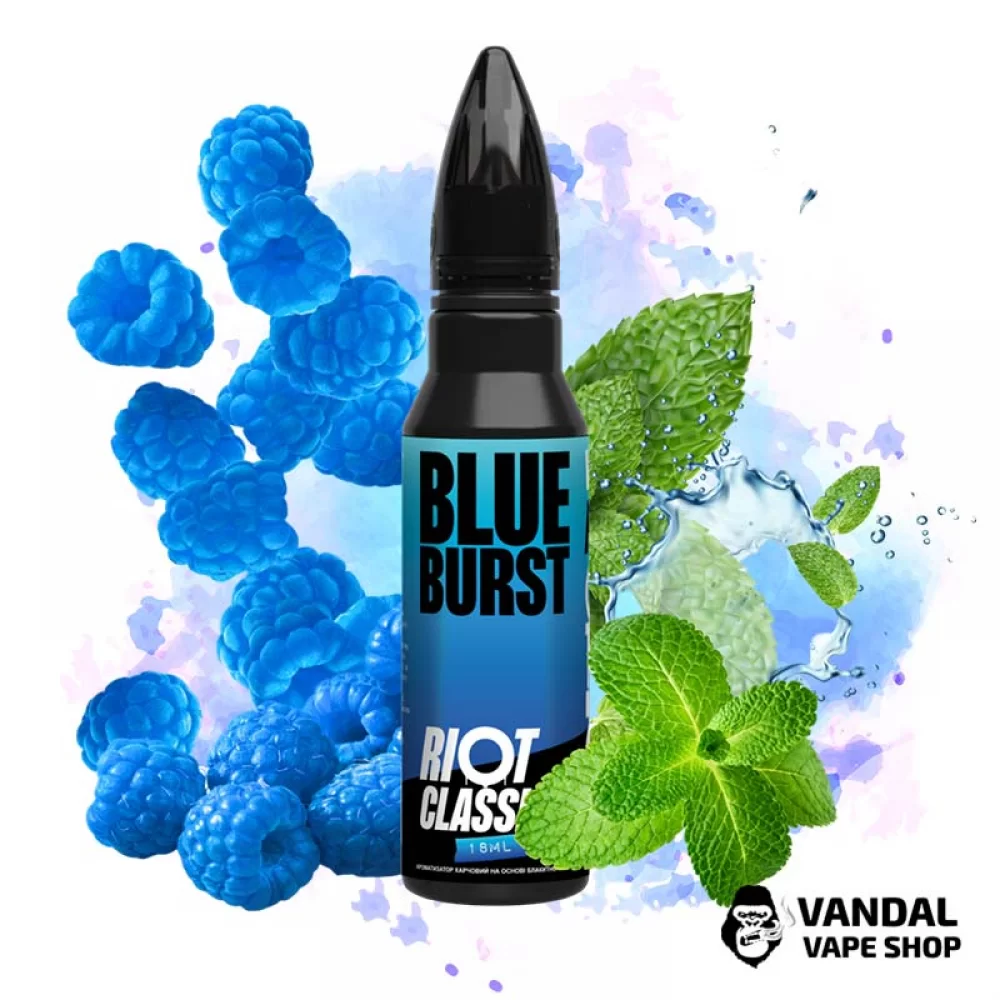 Премиальный набор для самозамеса Riot Squad 30 мл 50 мг со вкусом голубой малины с легким холодком Премиальный набор для самозамеса Riot Squad 30 мл 50 мг со вкусом голубой малины с легким холодком