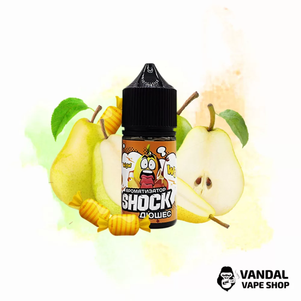 Набор для самозамеса Shock 30 мл 65 мг со вкусом дюшеса Набор для самозамеса Shock 30 мл 65 мг со вкусом дюшеса